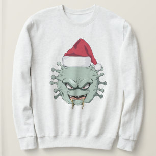 Sweatshirt Virus de Noël malin