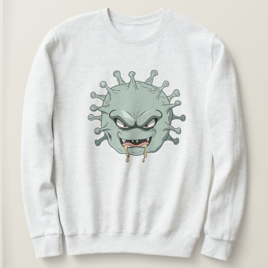 Sweatshirt Virus du mal (Design devant)