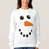Sweatshirt Visage de neige (Devant)