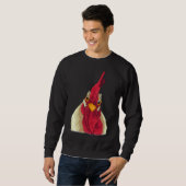 Sweatshirt Visage de poulet D (Devant entier)