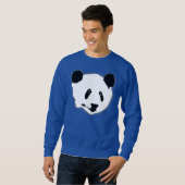 Sweatshirt Visage d'ours Panda géant (Devant entier)