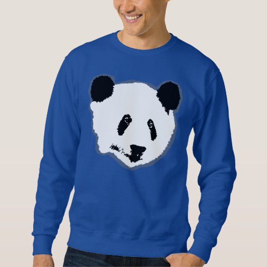 Sweatshirt Visage d'ours Panda géant (Devant)