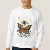 Sweatshirt Vision mystique des papillons (Devant)