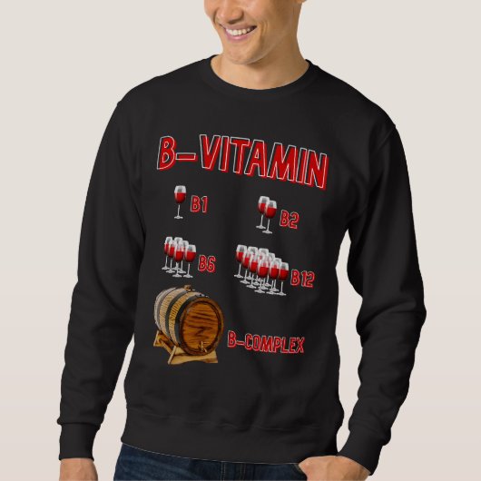 Sweatshirt Vitamines du vin (Devant)