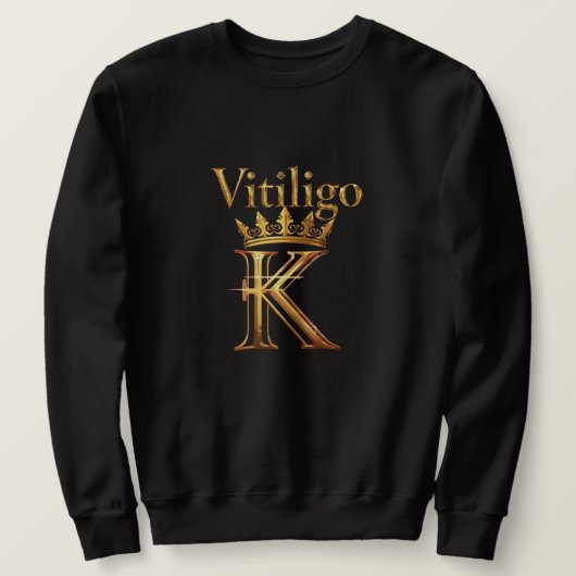 Sweatshirt Vitiligo King (Design devant)