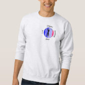Sweatshirt Vivez, rêvez, respirez golf (Devant)