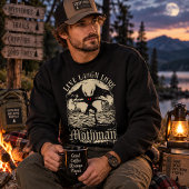 Sweatshirt Vivez Riez Restez tapi Mothman Cryptide Humour