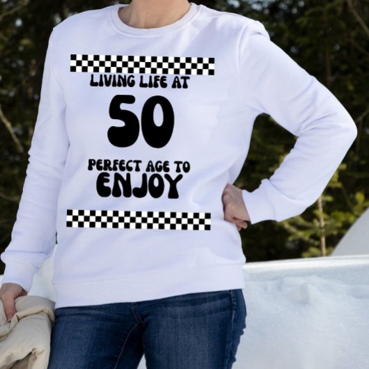 Sweatshirt Vivre à 50 ans