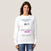 Sweatshirt Vivre avec un handicap (Devant entier)
