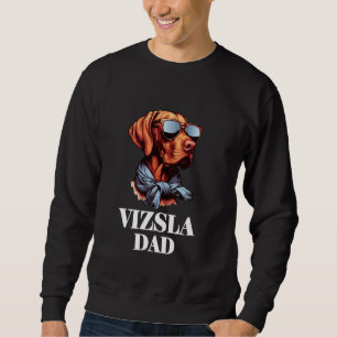 Sweatshirt Vizsla Chemise Mens Chien Papa Hongrois Vizsla Pap