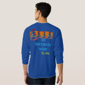 Sweatshirt Vœu d'anniversaire 28 ans (Dos entier)