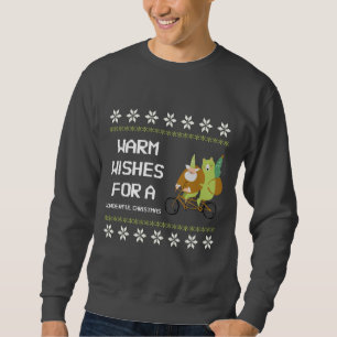 Sweatshirt Voeux chauds pour un Noël gai