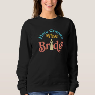 Sweatshirt Voici l'idée de fête de mariage de mariage pour la