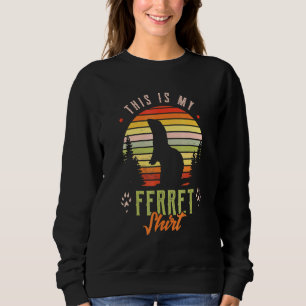 Sweatshirt Voici Ma Citation Ironique Ferret