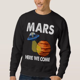 Sweatshirt Voici Mars Jeunes Tee - shirts spatiaux Red Mars P