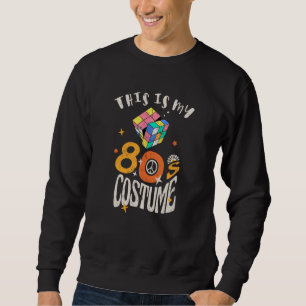 Sweatshirt Voici mon effet Costume Grunge des années 80