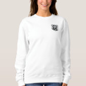 Sweatshirt Voiture classique Route 66 (Devant)