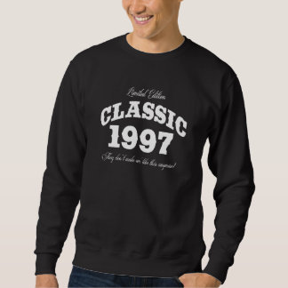 Sweatshirt Voiture classique Vintage de 28 ans 1997 28e anniv