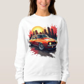 Sweatshirt Voiture de graffiti (Devant)
