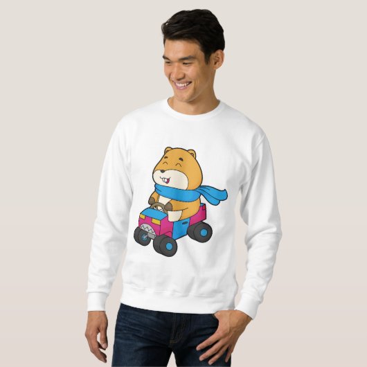Sweatshirt Voiture Hamster (Devant entier)
