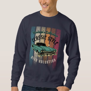 Sweatshirt Voiture Vintage Haute Valorisation