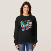 Sweatshirt Voitures de garage classiques passionné de pièces (Devant entier)