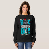 Sweatshirt Volant de badminton garçon nom définition Badminto (Devant entier)