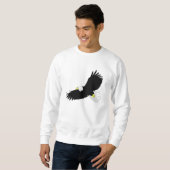 Sweatshirt Voler d'Eagle chauve (Devant entier)