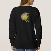 Sweatshirt Voler l'art Abstrait original Sun pour porter (Dos)