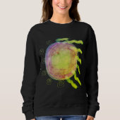 Sweatshirt Voler l'art Abstrait original Sun pour porter (Devant)