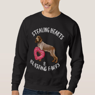 Sweatshirt Voleur de cœur pétarade Spinoni Italiani ça vaut