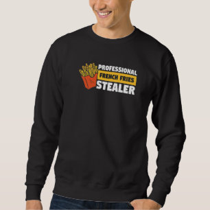 Sweatshirt Voleur de frites professionnel de remise en forme