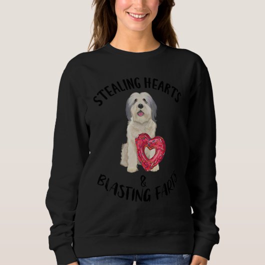 Sweatshirt Voleurs de cœurs pets explosifs Sheepdog des basse (Devant)