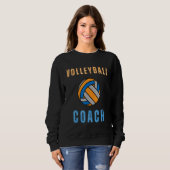 Sweatshirt Volleyball Assistant Coach Mom Sport Team Coaching (Devant entier)