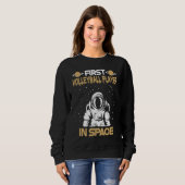 Sweatshirt Volleyball Player In Space (Devant entier)