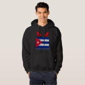sweatshirt voor de hoodie "CUBA" (Voorkant volledig)