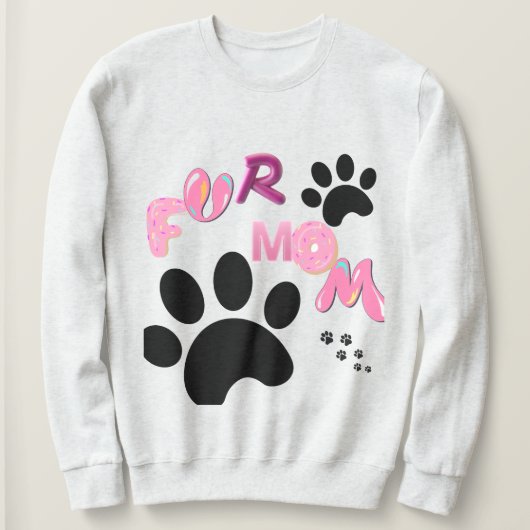 sweatshirt voor dierenliefhebbers (Design voorkant)