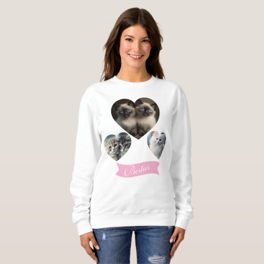  sweatshirt voor kattenliefhebbers (Voorkant volledig)