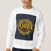 Sweatshirt VORBE Fashion Premium or Monogramme Raglan T-shirt (Devant)