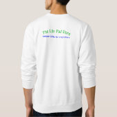 Sweatshirt Votre Plafond ou le Mien - Blanc pour Hommes (Dos)