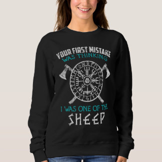 Sweatshirt Votre première erreur Viking Norse