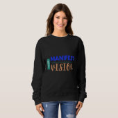 Sweatshirt Votre vision du manifeste (Devant entier)