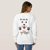 Sweatshirt Vous aimez mes snacks (Dos entier)