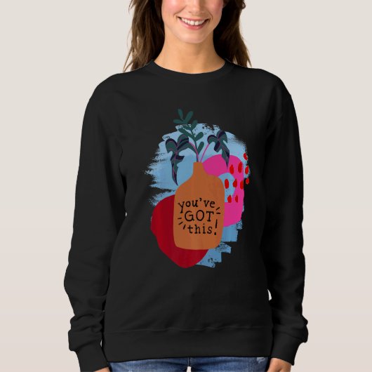 Sweatshirt Vous avez ce discours motivationnel et Abstrait (Devant)