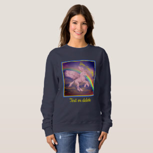 Sweatshirt Vous Avez Ce Flying Unicorn Rainbow Inspirational