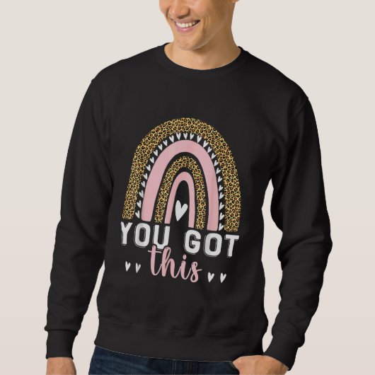 Sweatshirt Vous Avez Ce Jour De Test Des Étudiants (Devant)