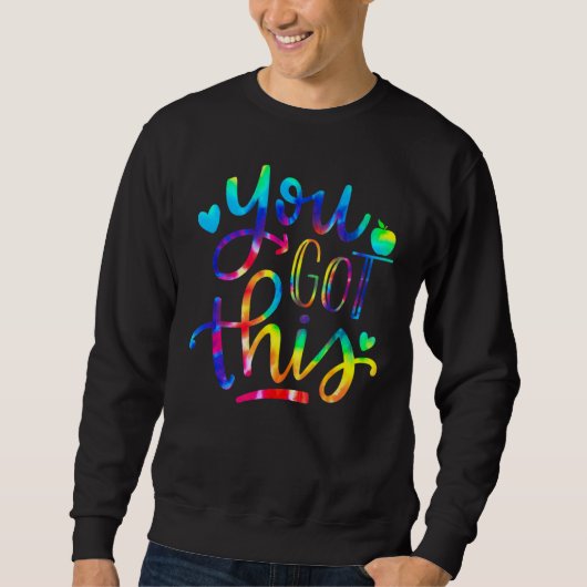 Sweatshirt Vous Avez Ce Jour De Test D'Étudiants Professeurs (Devant)