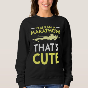 Sweatshirt Vous avez un marathon qui est un beau biathlon spo