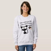 Sweatshirt Vous avez voté pour le Felon, ne blâmez pas Meow ! (Devant entier)
