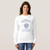 Sweatshirt Vous Comptez (Devant entier)
